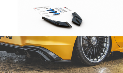 Heck Ansatz Flaps Diffusor für VW Golf 8  schwarz matt
