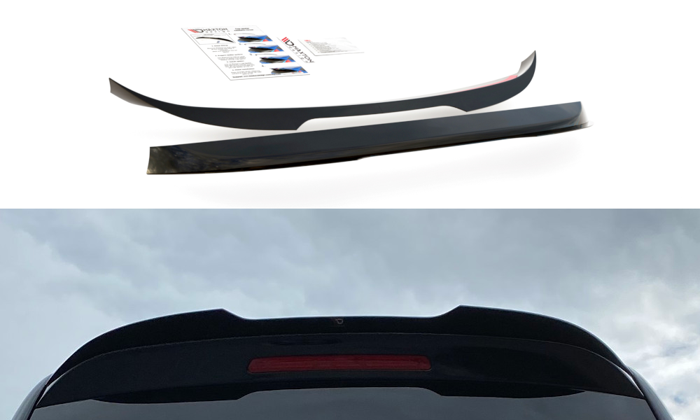 Spoiler CAP für Volkswagen Caddy Mk. 4 schwarz matt