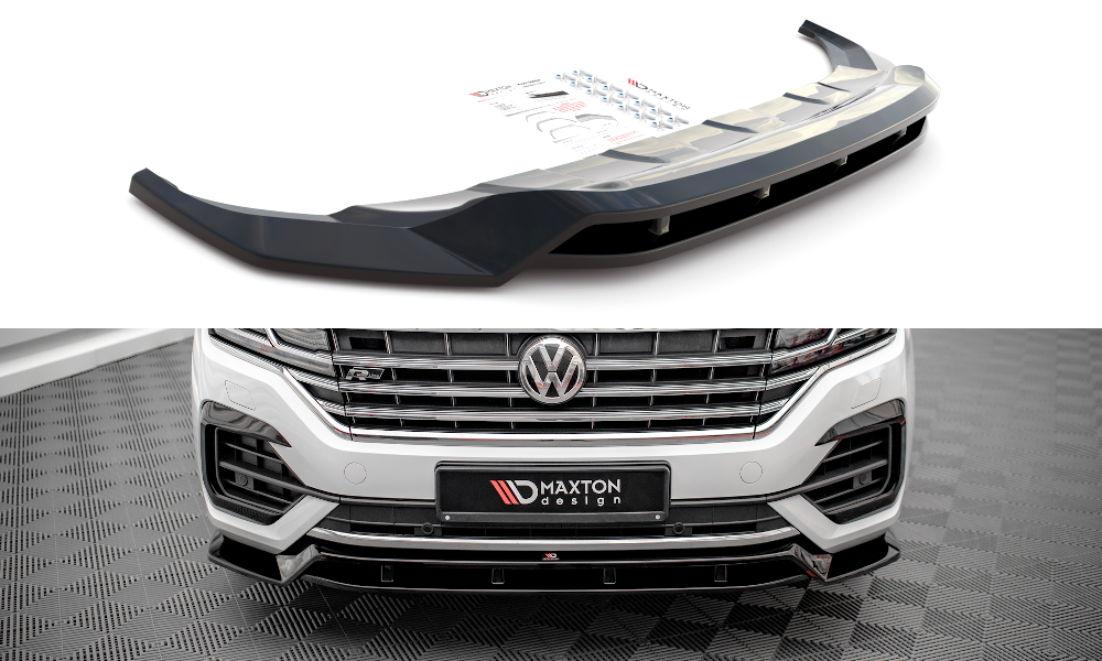 Front Ansatz für Volkswagen Touareg R-Line Mk3 Carbon Look
