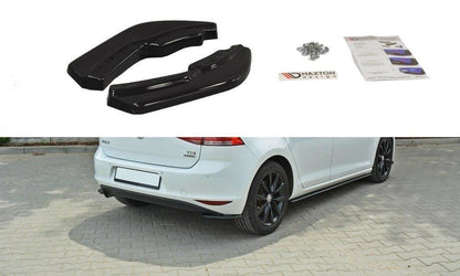 Heck Ansatz Flaps Diffusor für VW Golf Mk7 Standard schwarz matt