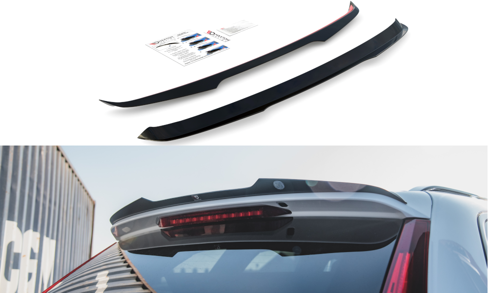 Spoiler CAP für Volvo XC60 Mk2 R-Design Carbon Look