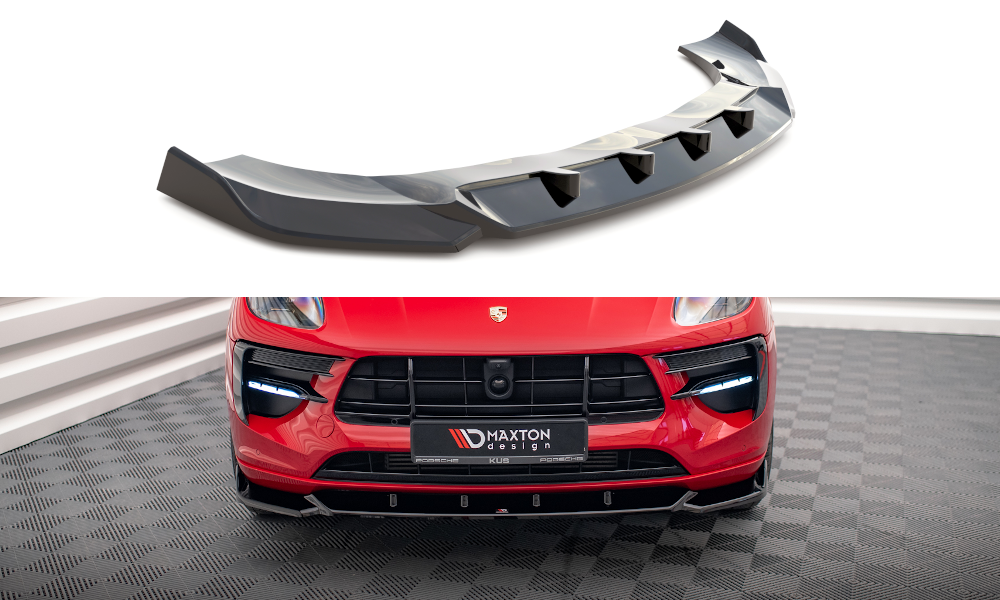 Front Ansatz V.1 für Porsche Macan Mk1 Facelift Carbon Look