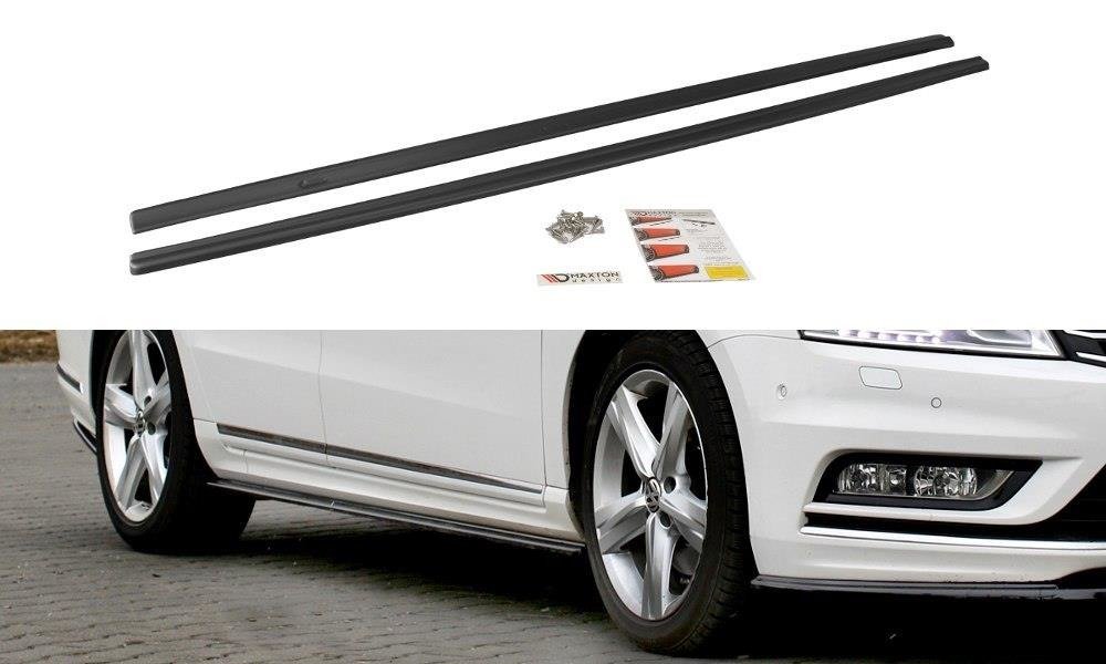Seitenschweller Ansatz für Vw Passat B7 R-Line Carbon Look