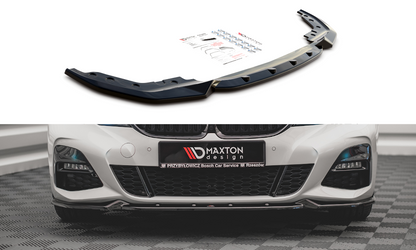 Front Ansatz V.4 für BMW 3er G20 / G21 M-Paket schwarz Hochglanz