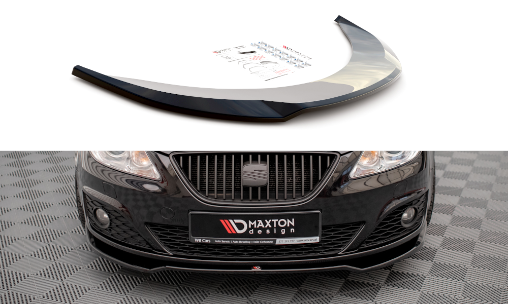 Front Ansatz V.2 für Seat Exeo schwarz matt