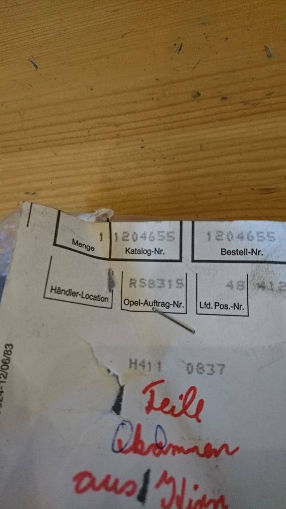 Rekord D Halter Lichtmaschine neu original GM