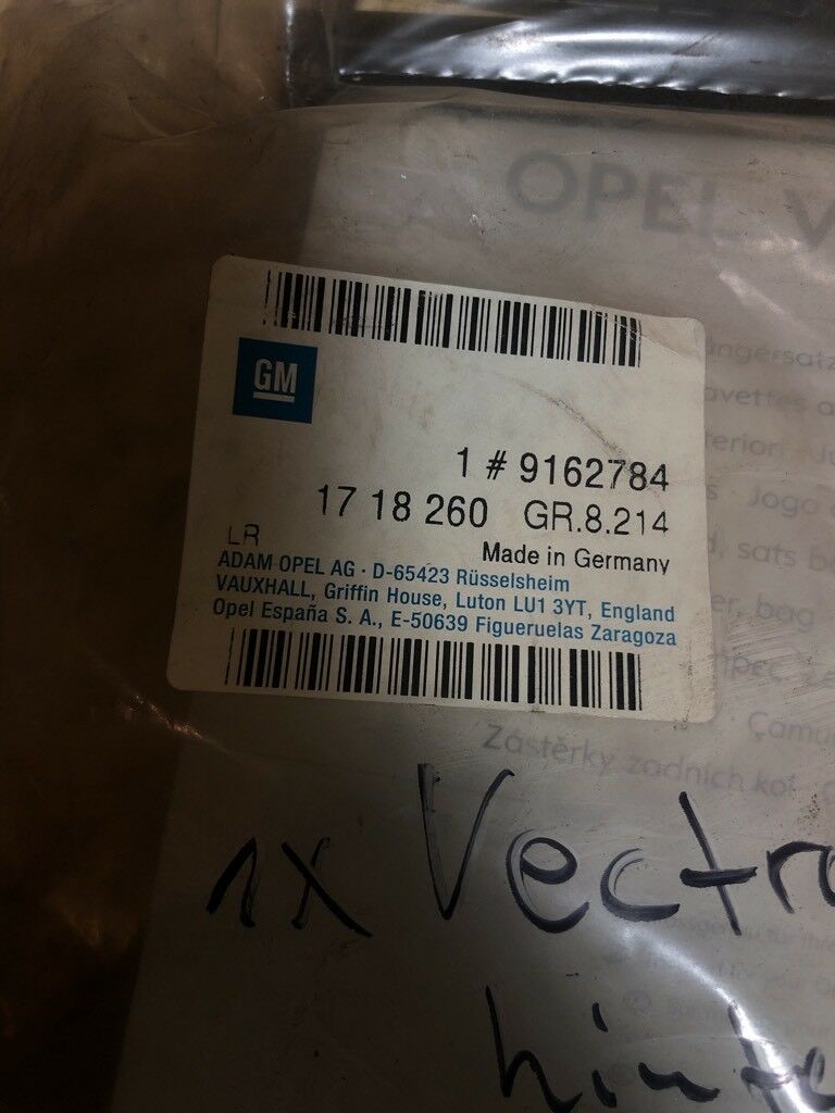 Original GM Opel Vectra C Schmutzlappen *NEU*