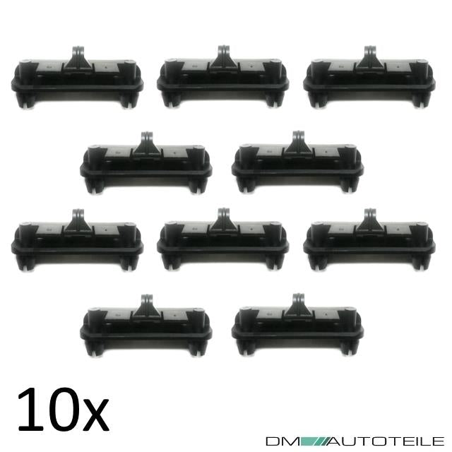 Frontspoiler Lippe vorne Schwarz + 10x Montage Clips 82-94 passend für BMW E30