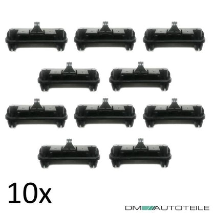 Frontspoiler Lippe vorne Schwarz + 10x Montage Clips 82-94 passend für BMW E30