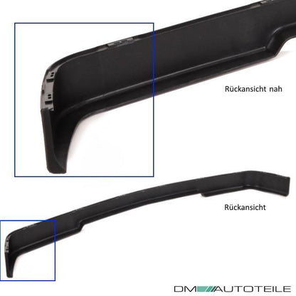 Frontspoiler Lippe vorne Schwarz + 10x Montage Clips 82-94 passend für BMW E30