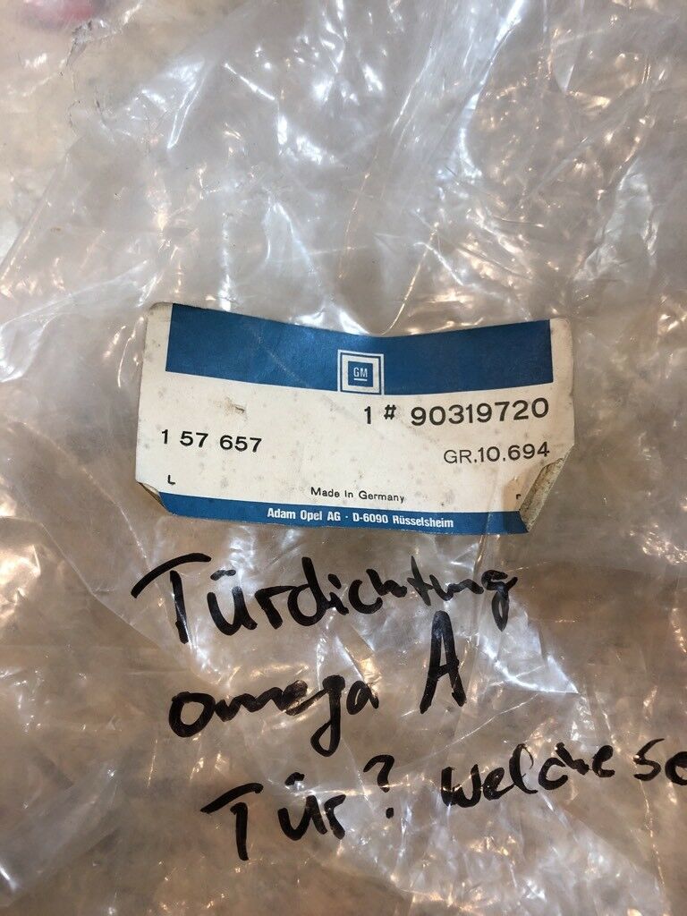 Opel Omega A Senator B Türdichtung hinten neu original GM