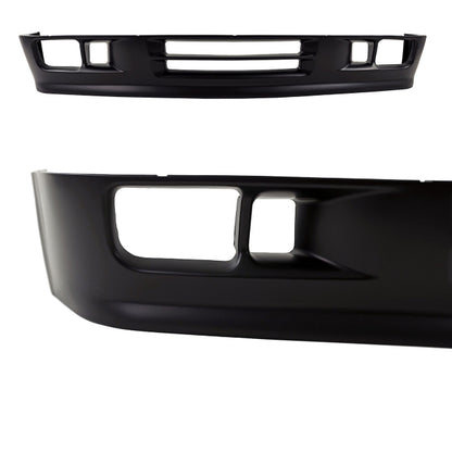 Exklusiv Sport Stoßstange vorne unten schwarz +Spoiler passt für BMW 3er E30 M-Paket II