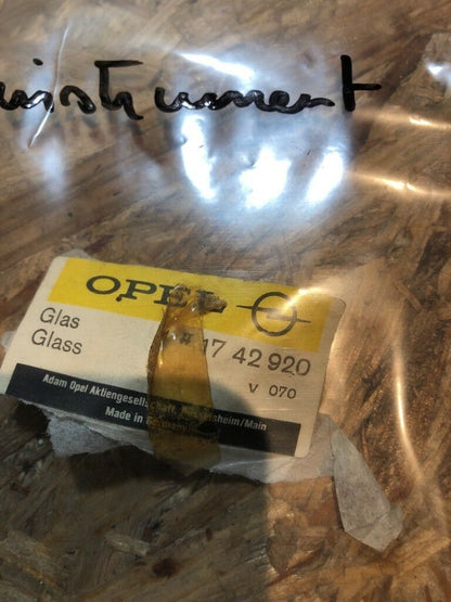 Model Manta A /  Ascona A Glasscheibe Kombi Instrument NEU Original