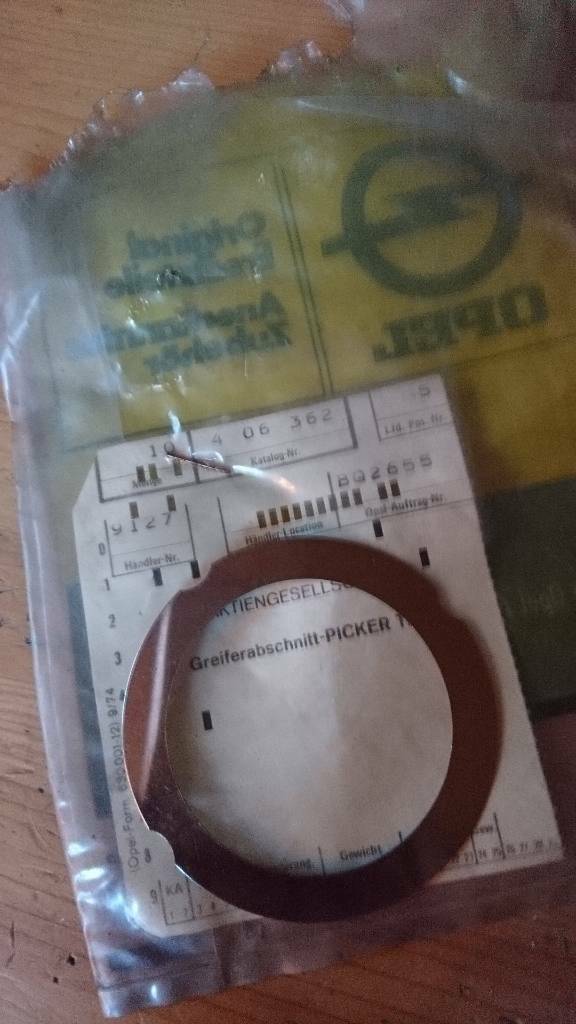 Opel Youngtimer Oldtimer Ausgleichscheibe neu original GM 406362
