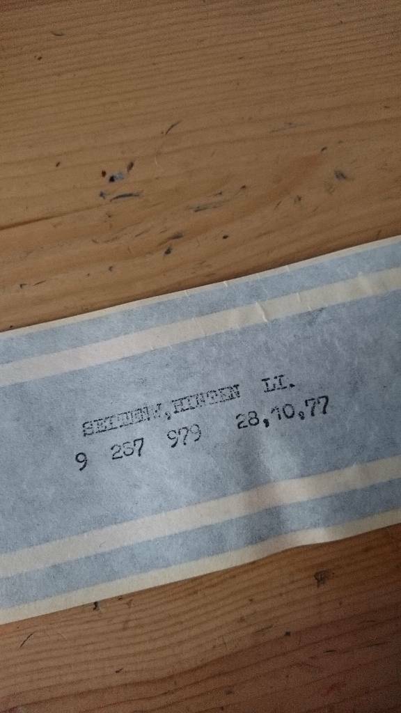 Opel Youngtimer Oldtimer Farbstreifen Seitenwand links GM 9287979