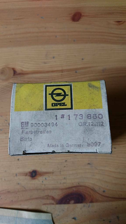 Opel Youngtimer Oldtimer Farbstreifen neu original GM 90003494