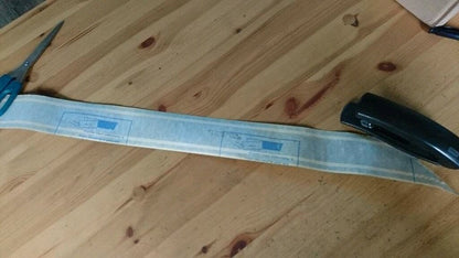 Opel Youngtimer Oldtimer Farbstreifen Tür hinten re GM 9287976