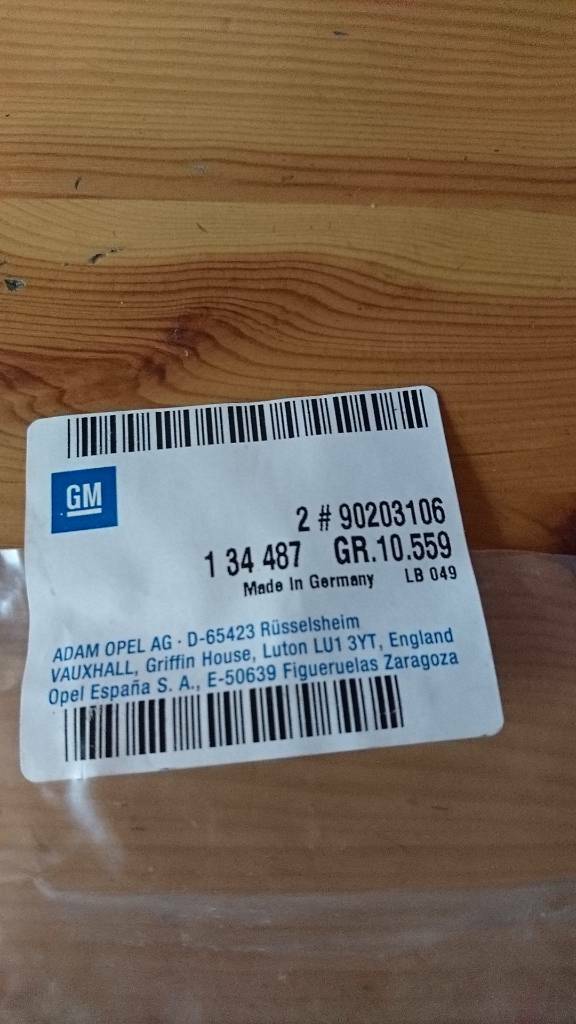 Corsa A Kadett E Knopf Sicherungsstange Neu Original GM