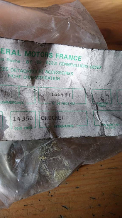 Opel Youngtimer Oldtimer Fanghaken neu original 166437