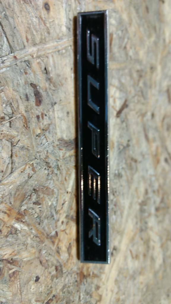 Original GM Opel Kadett B Rekord B C Emblem "Super" NEU