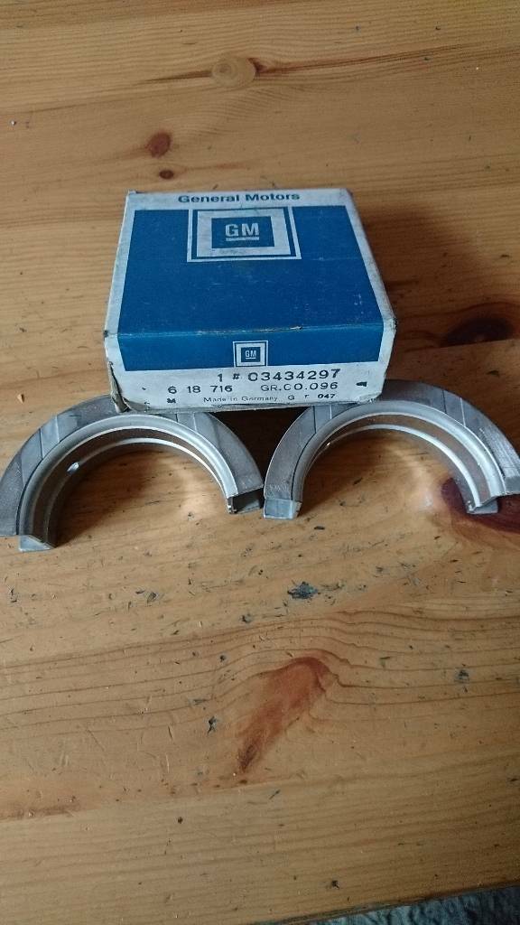 Opel GT Manta Rekord Ascona Kurbelwellenlager neu original GM
