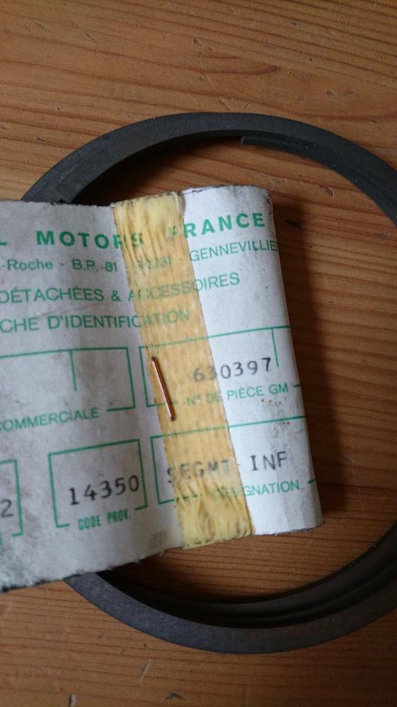 Opel Youngtimer Oldtimer Kolbenring unten neu original 630397