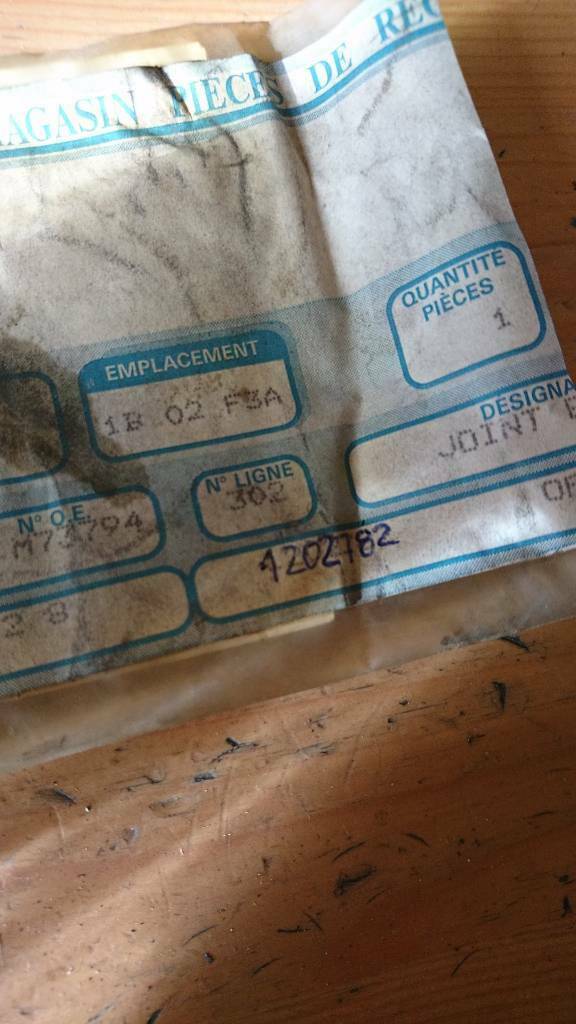 Opel Youngtimer Oldtimer Dichtung neu original 1202782