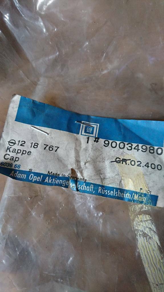Opel Monza Scheinwerfer Abdeckung hinten neu original GM