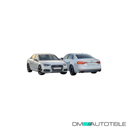 Stoßstange vorne grundiert 6x PDC mit SRA passt für Audi A4 (8W B9) ab 15-19