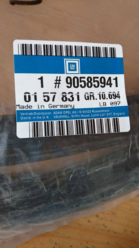 Vectra B Dachrahmen Dichtung links neu original GM