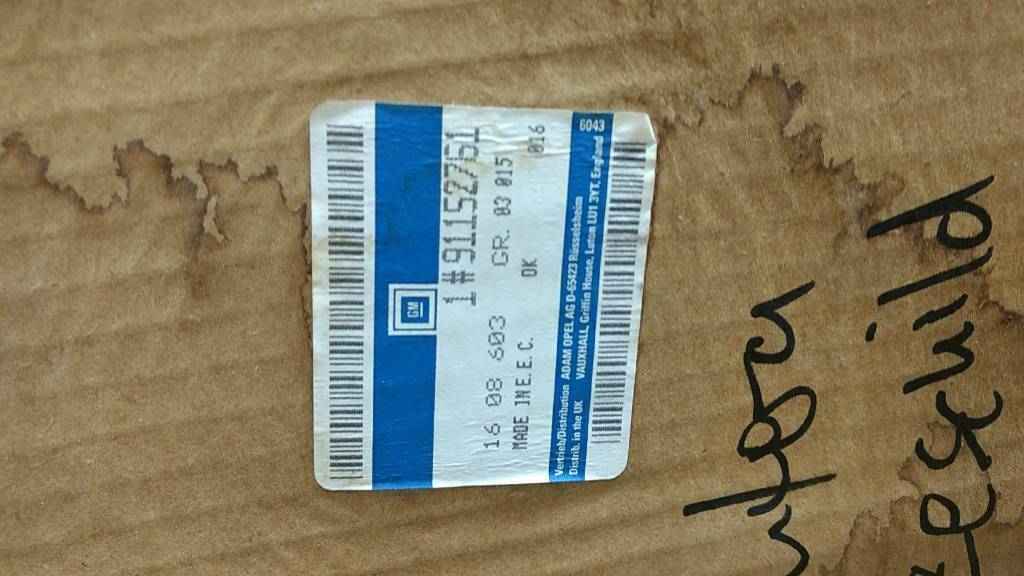 Original GM Opel Frontera Hitzeschild NEU