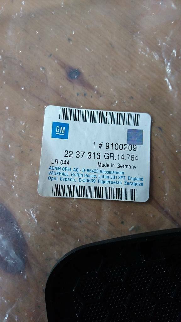 Astra G Boxengitter Hintertür links NEU original GM Opel
