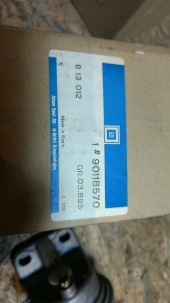 Original GM Opel Ascona C 1.6D Kraftstofffilter mit Halter NEU