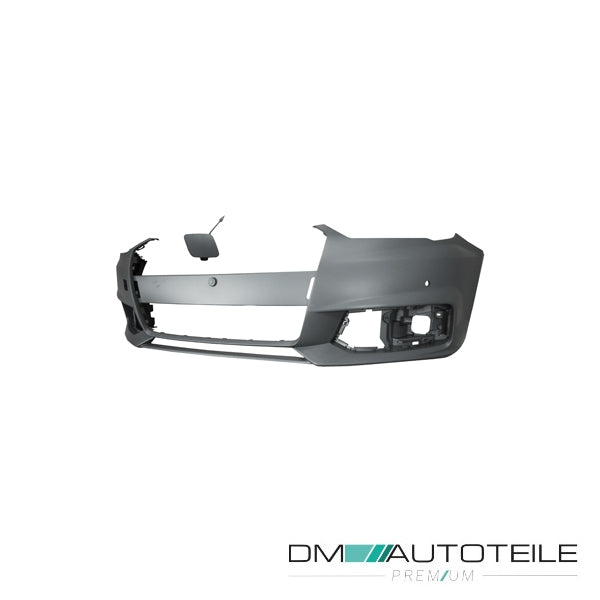 Stoßstange vorne grundiert für PDC passt für Audi A1 (8X) Facelift ab 01/2015