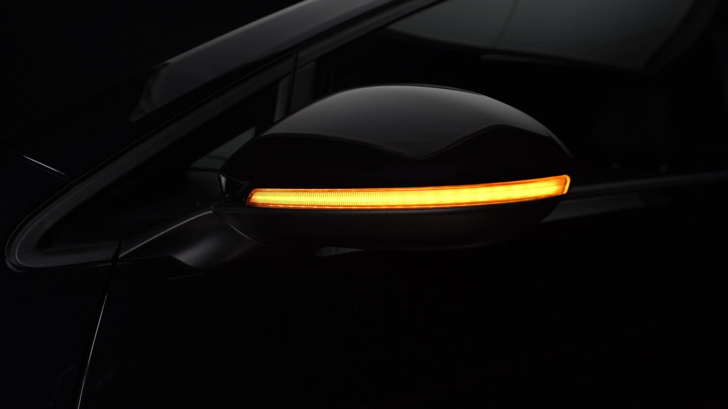 2x OSRAM Dynamische LED Spiegelblinker passt für VW Golf 7 Touran 5T Weiß