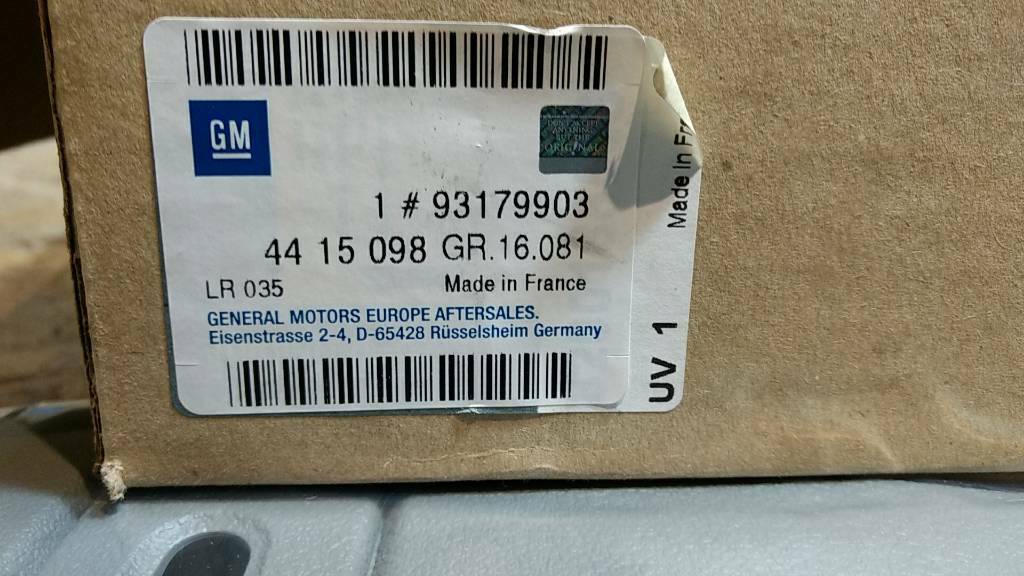 Original GM Opel Movano A Abdeckung Sicherungskasten Neu