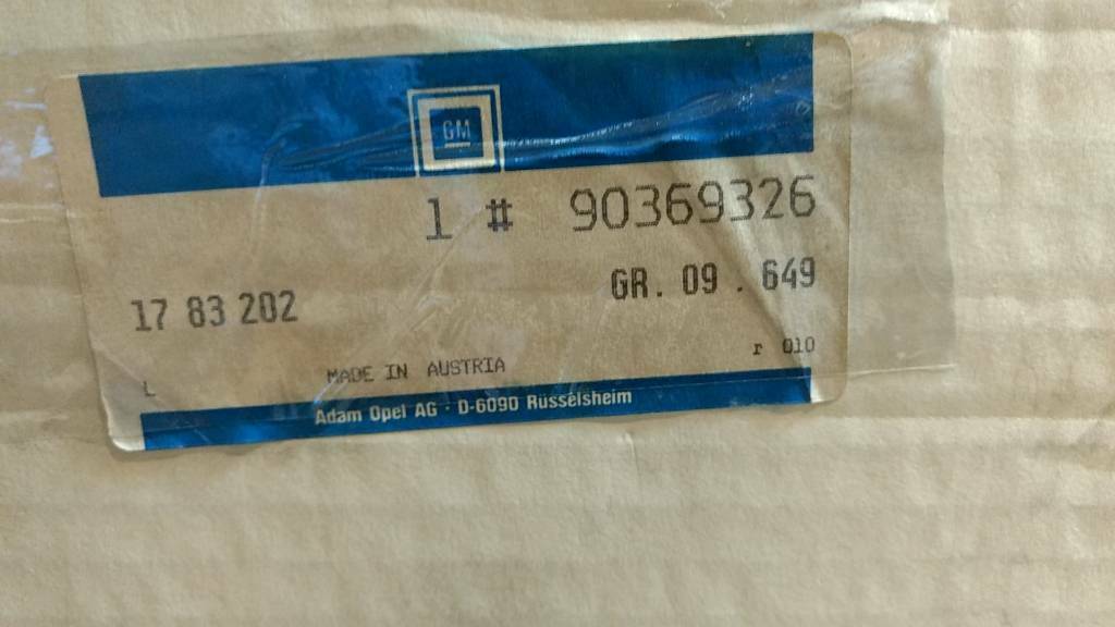 Original GM Opel Kadett E Schaltkonsole NEU