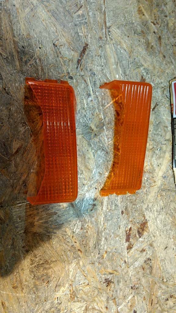 Original GM Opel Rekord D Blinkerglas-Set NEU