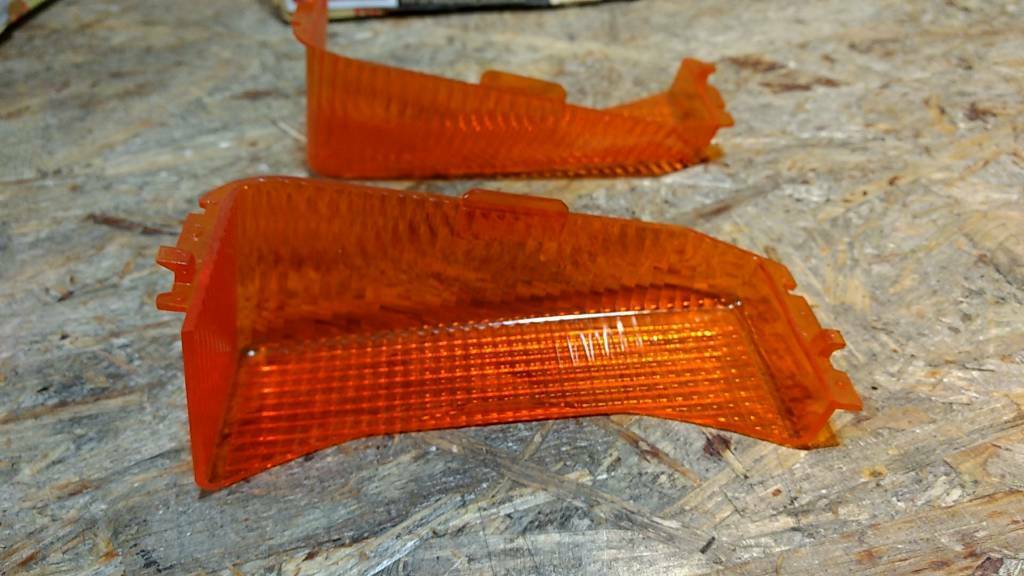 Original GM Opel Rekord D Blinkerglas-Set NEU