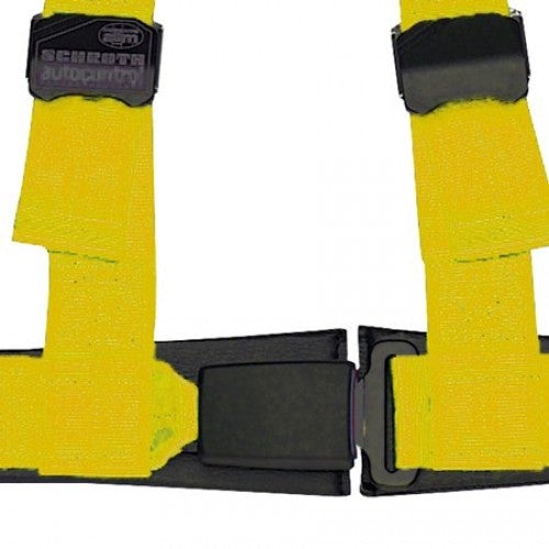 Schroth asm autocontrol II gelb mit schwarzem Flock links