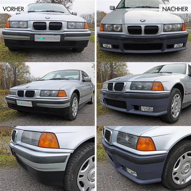 Stoßstange SPORT +ABE*+GT Lippe+ Nebel Smoke passt für BMW E36 M3 M alle Modelle