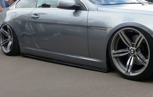 Seitenschweller Ansatz für BMW 6er E63 / E64 (vor Facelift) schwarz matt