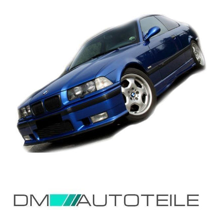 Bodykit Stoßstange + Diffusor + Nebel Black passt für BMW E36 Serie nicht M3 M