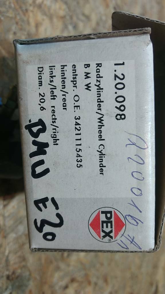 Original PEX Bremshydraulik BMW E30 NEU