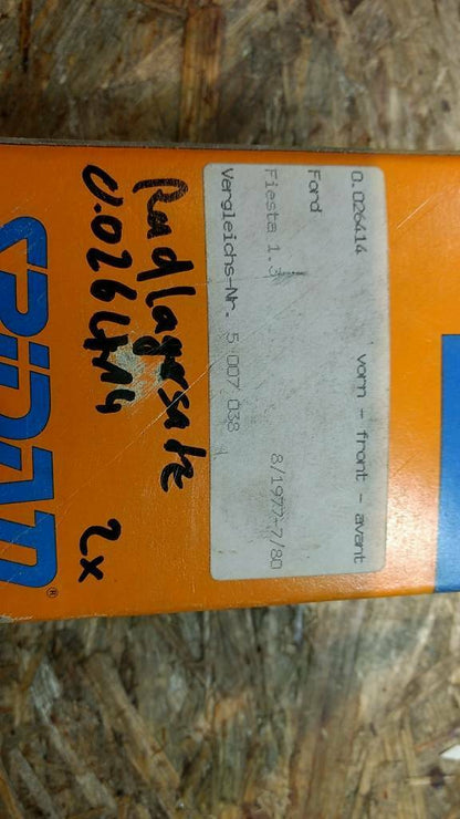 Original Spidan Radlager-Satz vorne Ford Fiesta 1.3 NEU