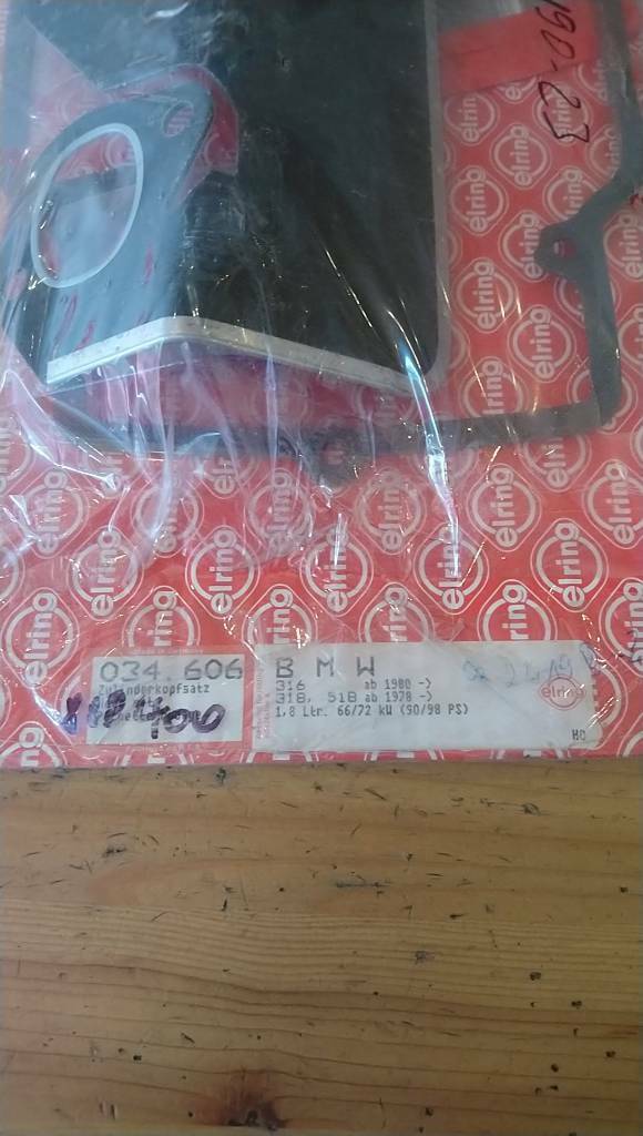 BMW 316 318 Motor Dichtsatz Neu Original Elring