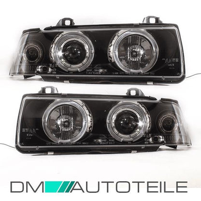 Angel Eyes Scheinwerfer Black passt für E36 alle Modelle Coupe Cabrio 90-99