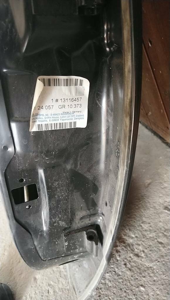 Opel Astra G Türe hinten Links Rohbau NEU Original GM