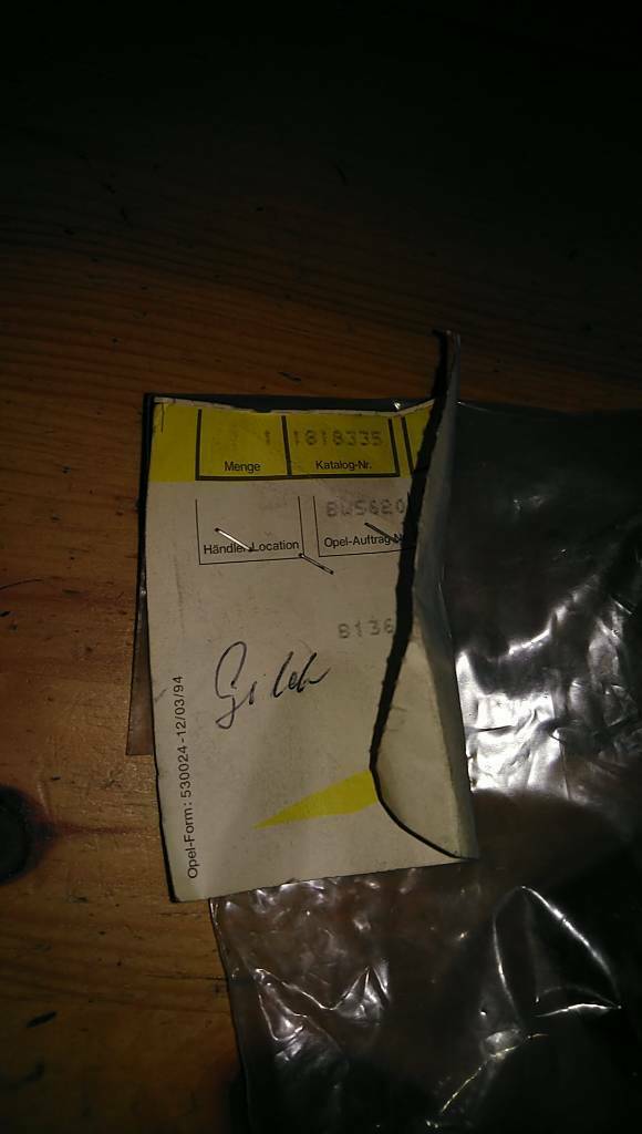 Kadett E Kühlwasserschlauch neu Original GM