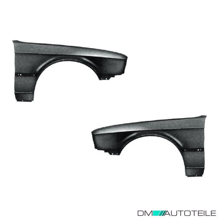 Kotflügel SET rechts+links vorne Blinkerloch passt für BMW 3er + Touring 87-90